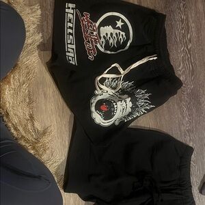 Fear of God Essentials Black Shorts with Logo